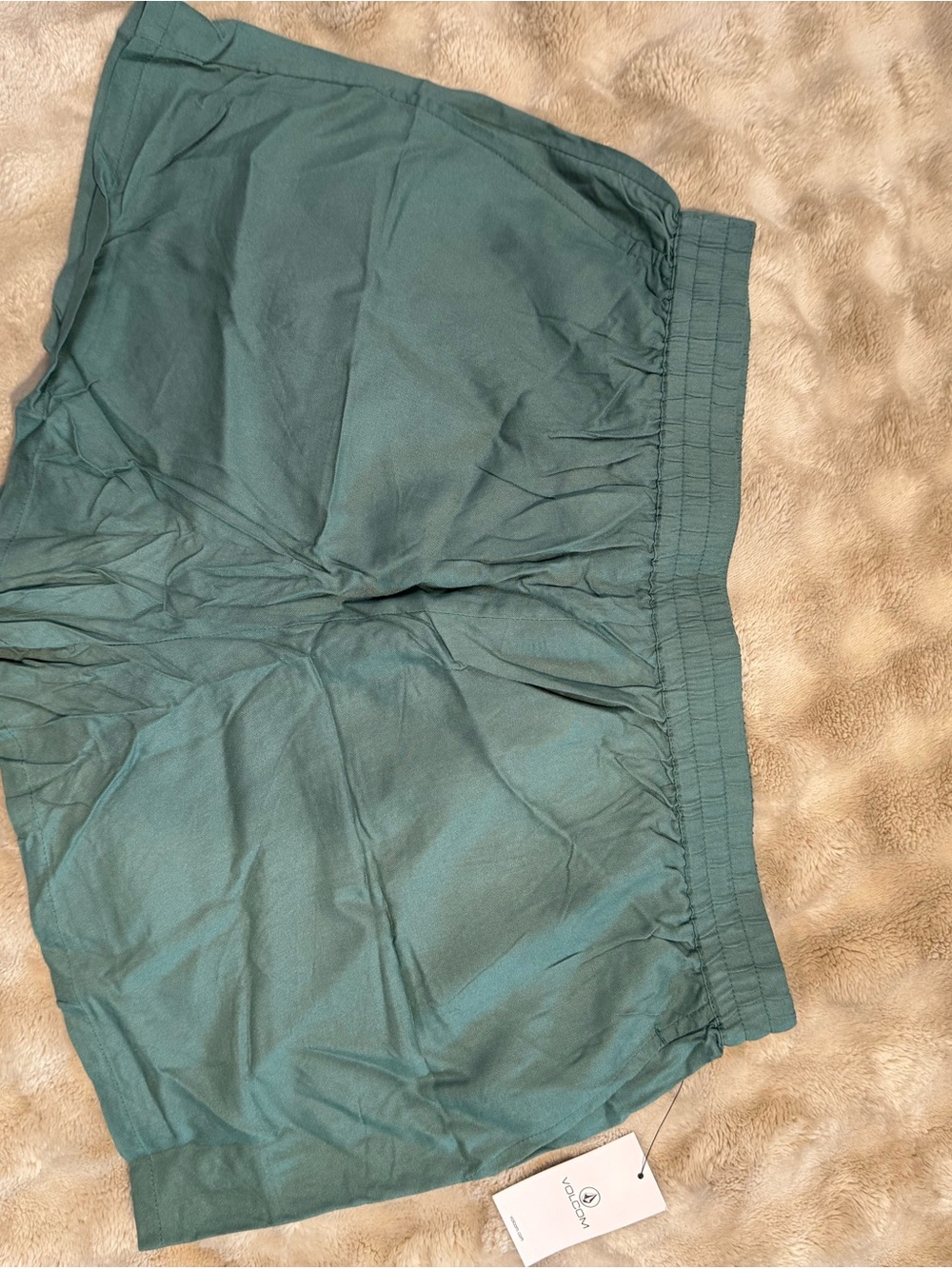 Volcom women Teal Athletic Shorts